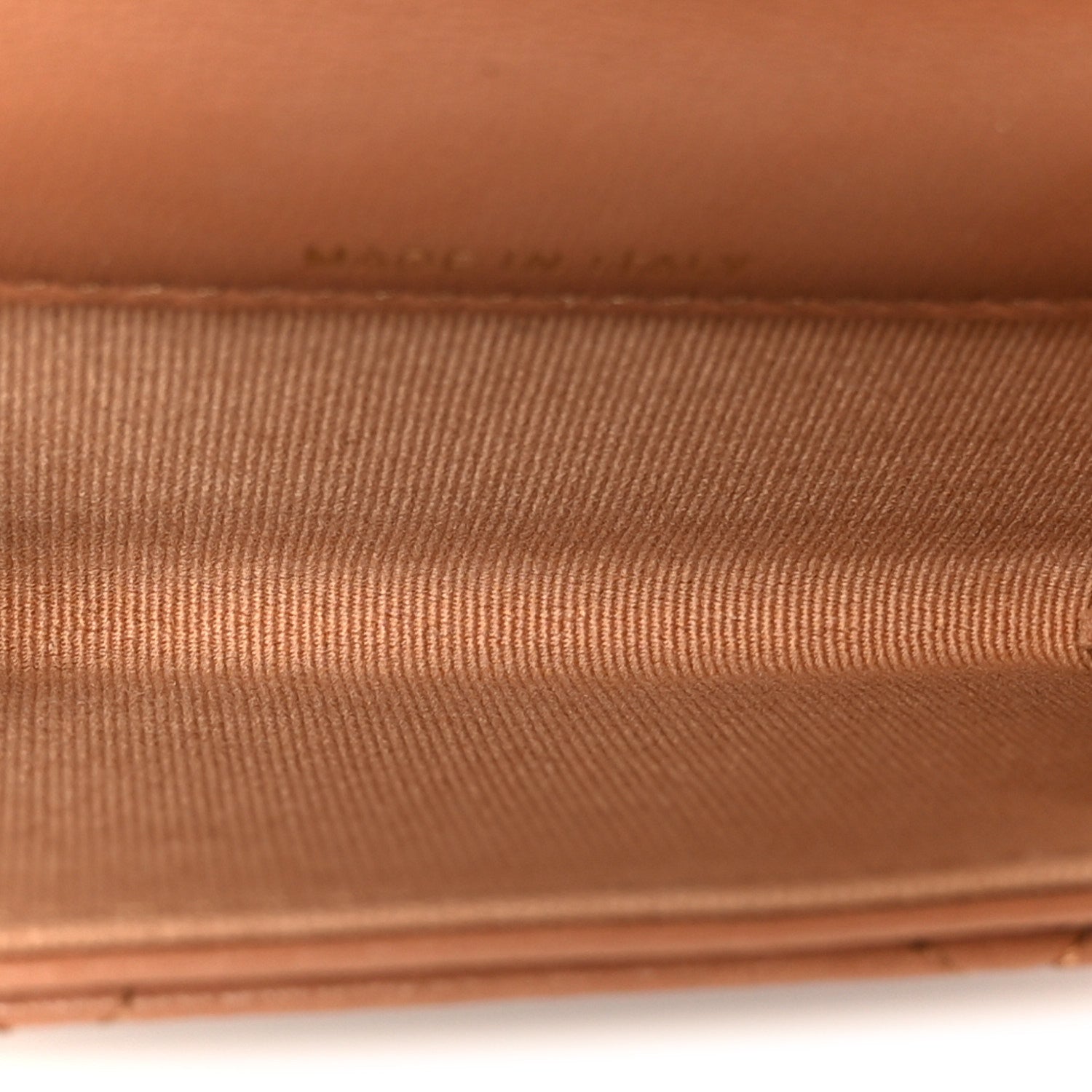 Chanel Lambskin Quilted Chanel 19 Flap Card Holder Brown 1884427