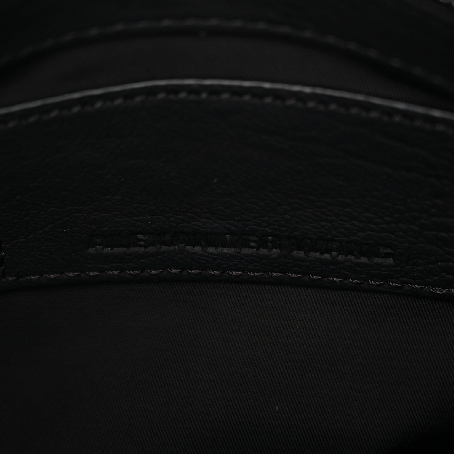 Alexander Wang Nylon Pebbled Lambskin Rocco Nickel Hardware Black 7 of 13