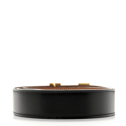 Hermes Box Togo 32mm H Belt 90 36 Black Gold 2 of 7