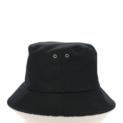Christian Dior Oblique Reversible Teddy-D Brim Bucket Hat 57 Black 6 of 12