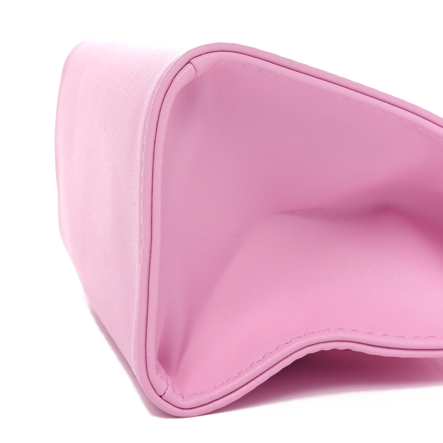 Vegan Leather Small Shopping Bag Bubblegum