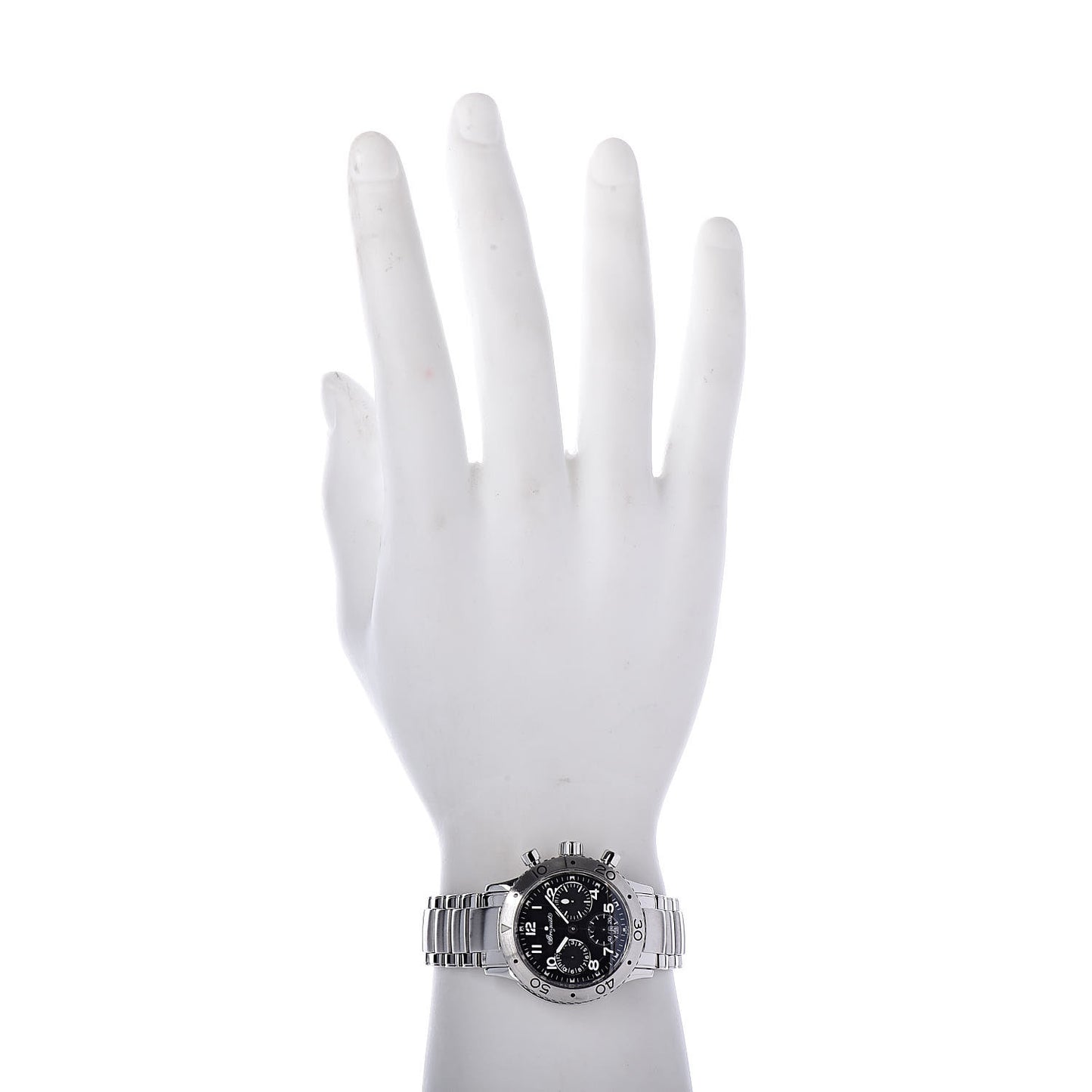 Stainless Steel 33mm Type XX Transatlantique Automatic Watch Black 4820ST/D2/S76