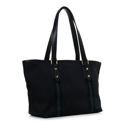 Gucci Monogram Medium Jolicoeur Tote Black 3 of 12