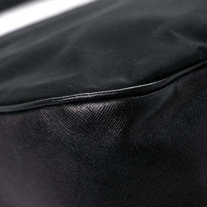 Prada Tessuto Nylon Saffiano Hobo Black 8 of 14
