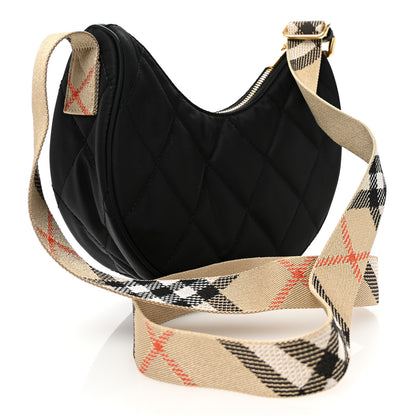 Burberry Nylon Horseshoe Crossbody Bag Black 3 of 10