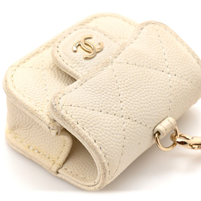 Chanel Caviar Quilted Airpods Pro Case White 9 of 12