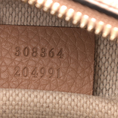 Gucci Pebbled Calfskin Small Soho Disco Bag Rose Beige 7 of 10