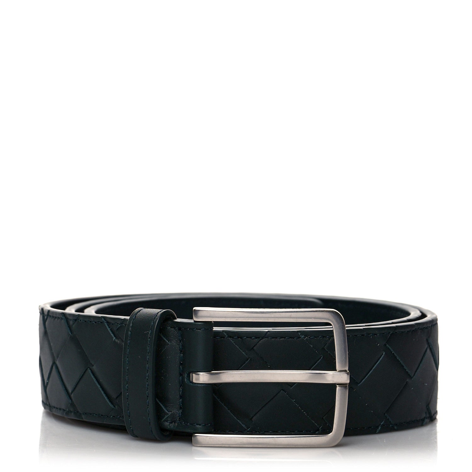 Bottega Veneta Nappa Intrecciato Belt 85 34 Inkwell 1 of 5