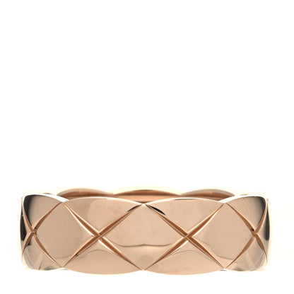 Chanel 18K Beige Gold Small Coco Crush Ring 57 8 3 of 6