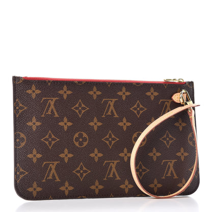 Louis Vuitton Monogram Neverfull MM GM Pochette Cherry 3 of 8