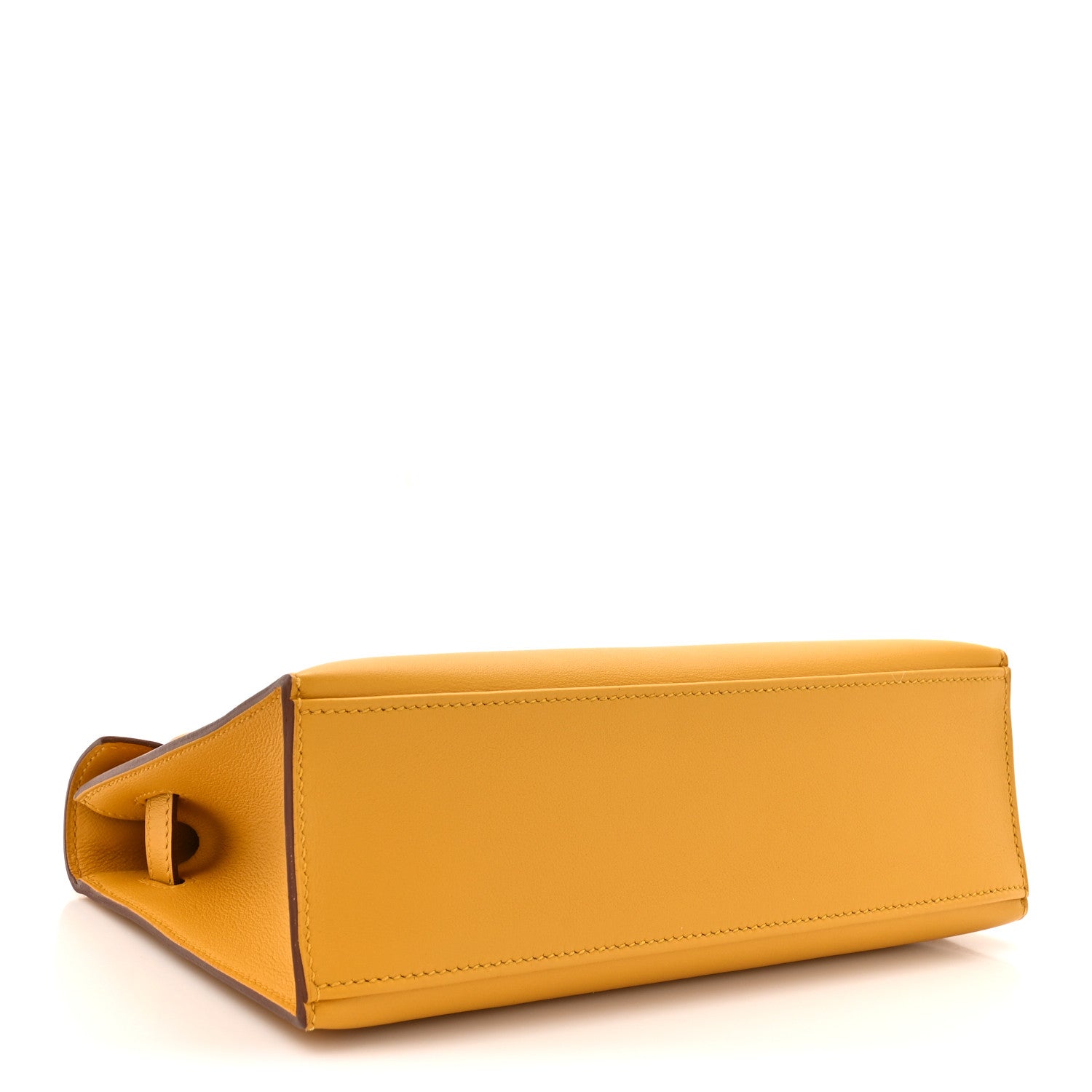 Hermes Swift Kelly Pochette Clutch Jaune Ambre 4 of 12