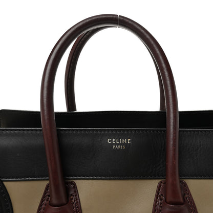 Celine Smooth Calfskin Mini Tri-Color Luggage Grey 7 of 9