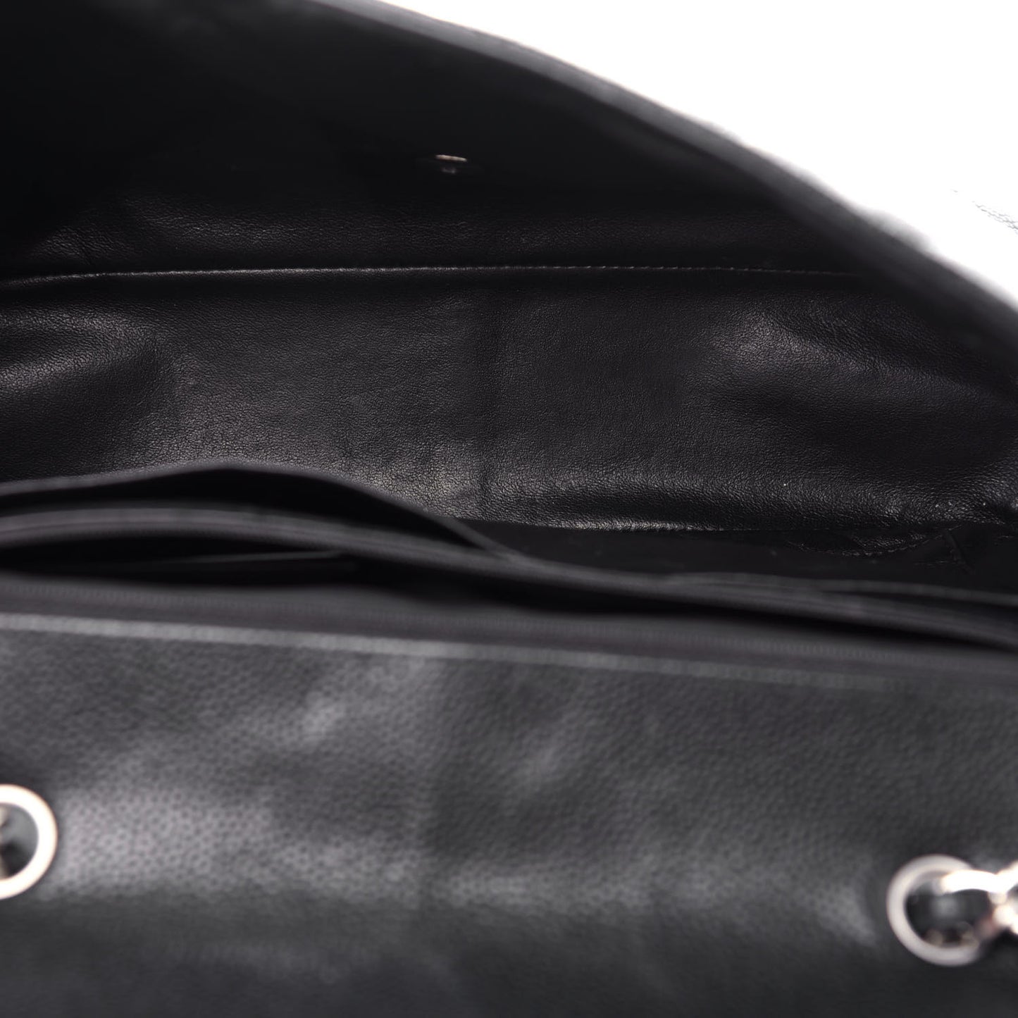 Caviar Quilted Jumbo Single Flap Black