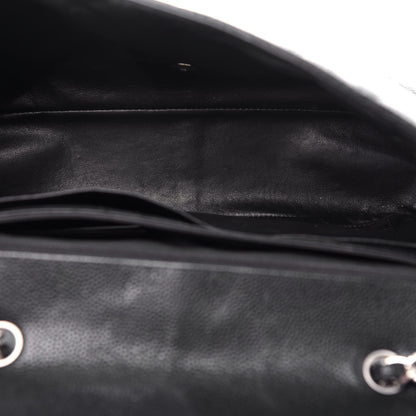 Chanel Caviar Quilted Jumbo Single Flap Black 5 of 14