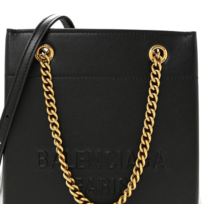 Balenciaga Soft Smooth Calfskin Duty Free Phone Holder Bag Black 8 of 10