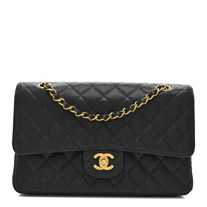 Chanel Caviar Quilted Medium Double Flap Black 1 of 10