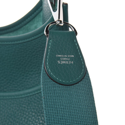 Hermes Taurillon Clemence Evelyne III PM Malachite 6 of 11