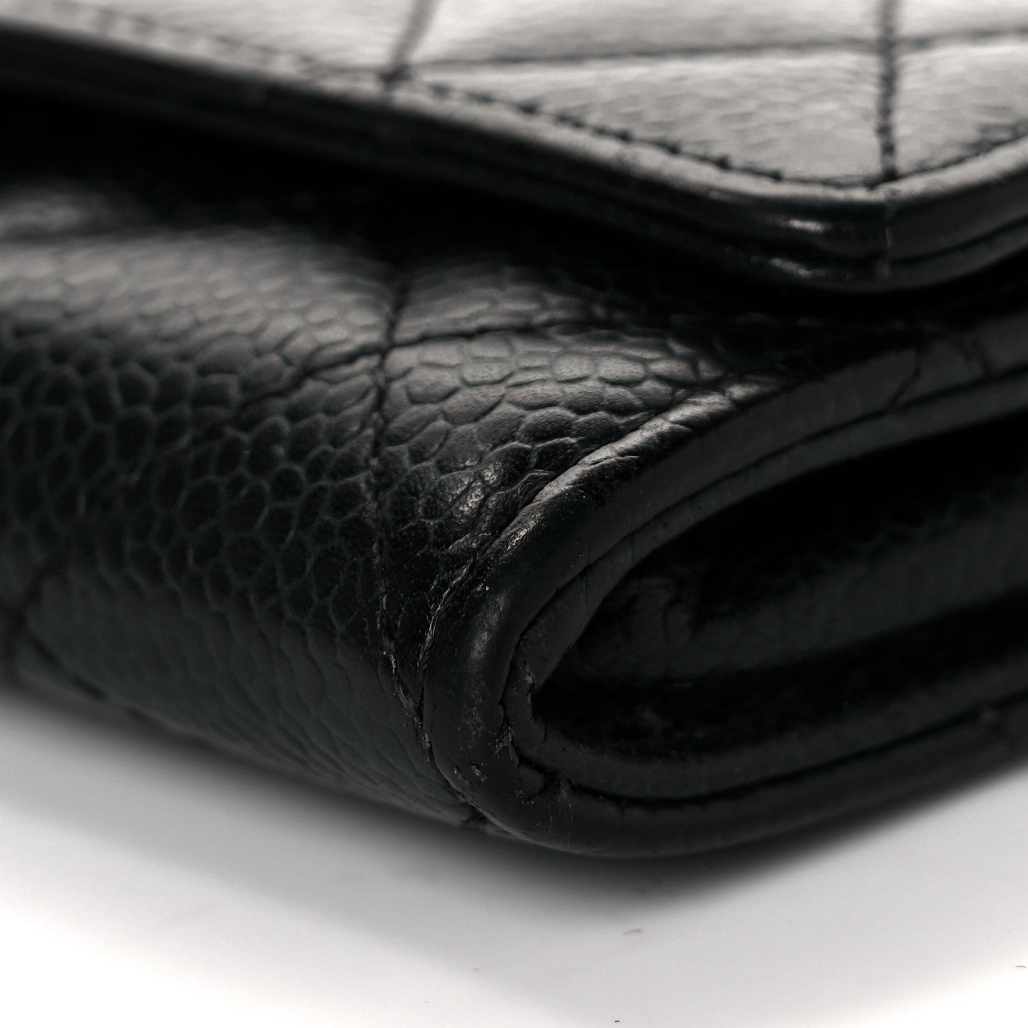 Chanel Caviar Quilted Flap Card Holder Black 8 of 9