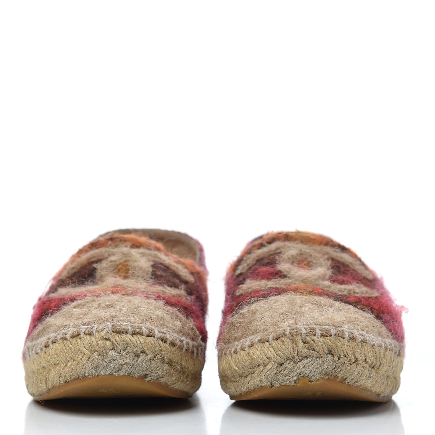 Tweed CC Espadrilles 41 Brown Pink