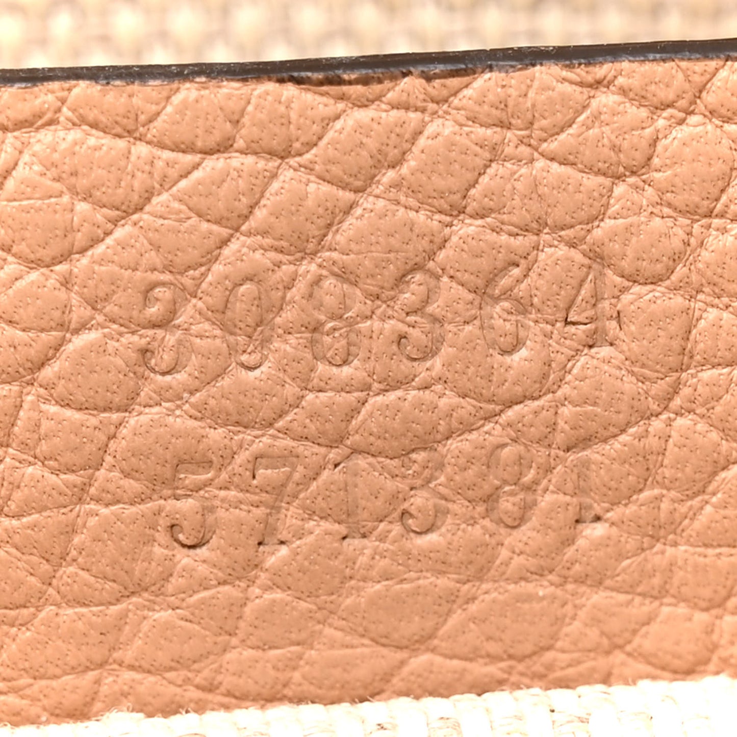 Pebbled Calfskin Small Soho Disco Bag Camelia