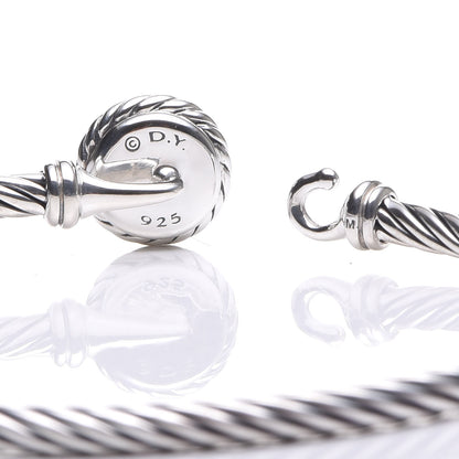 David Yurman Sterling Silver Blue Topaz 3mm Chatelaine Bracelet 5 of 5
