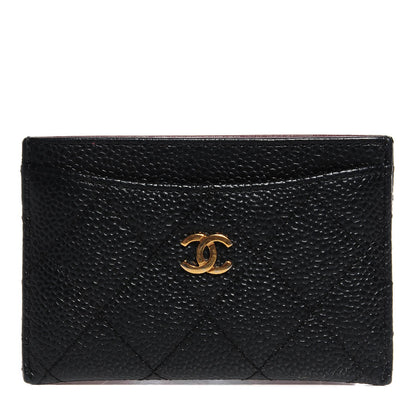 Chanel Caviar Quilted Card Holder Black 1 of 8