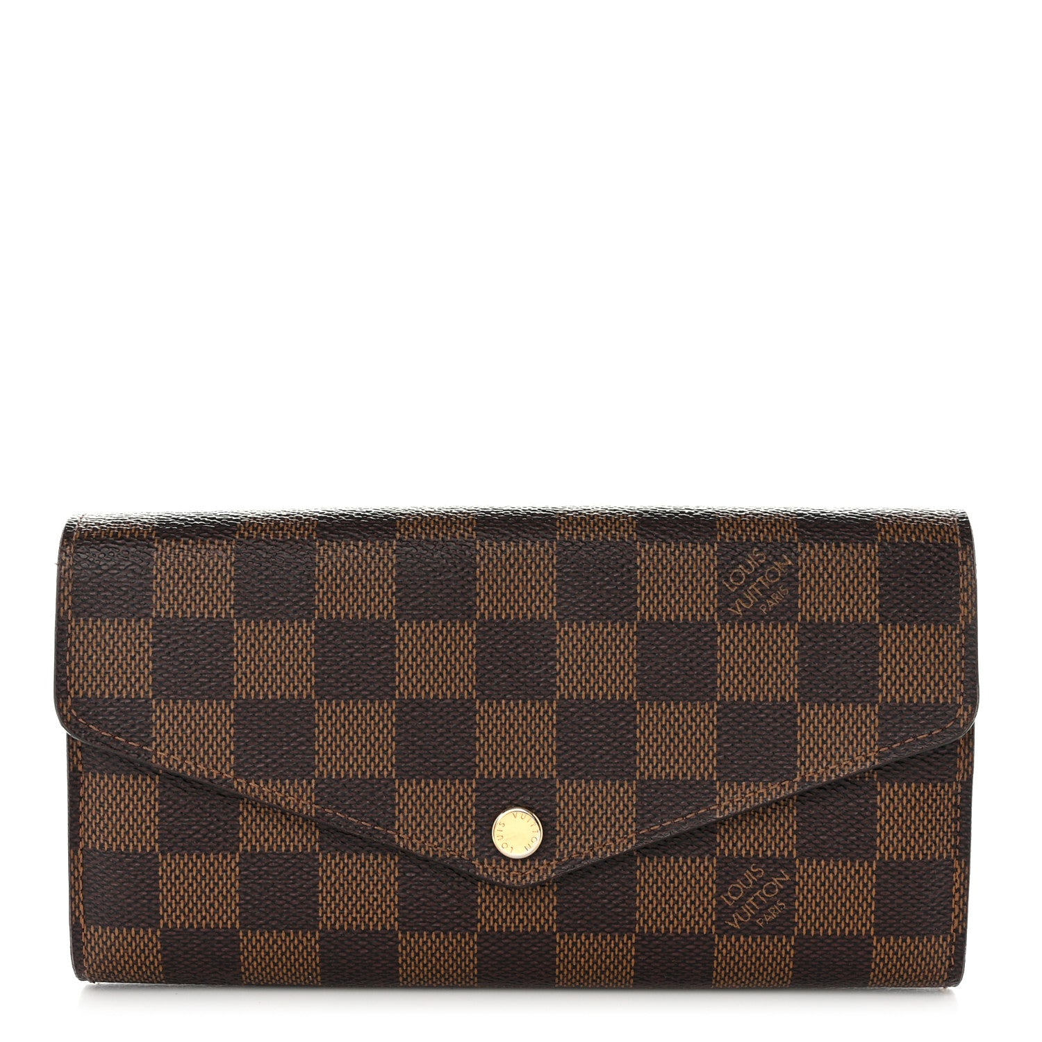 Louis Vuitton Damier Ebene Sarah Wallet NM 1 of 17