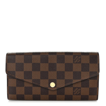 Louis Vuitton Damier Ebene Sarah Wallet NM 1 of 17