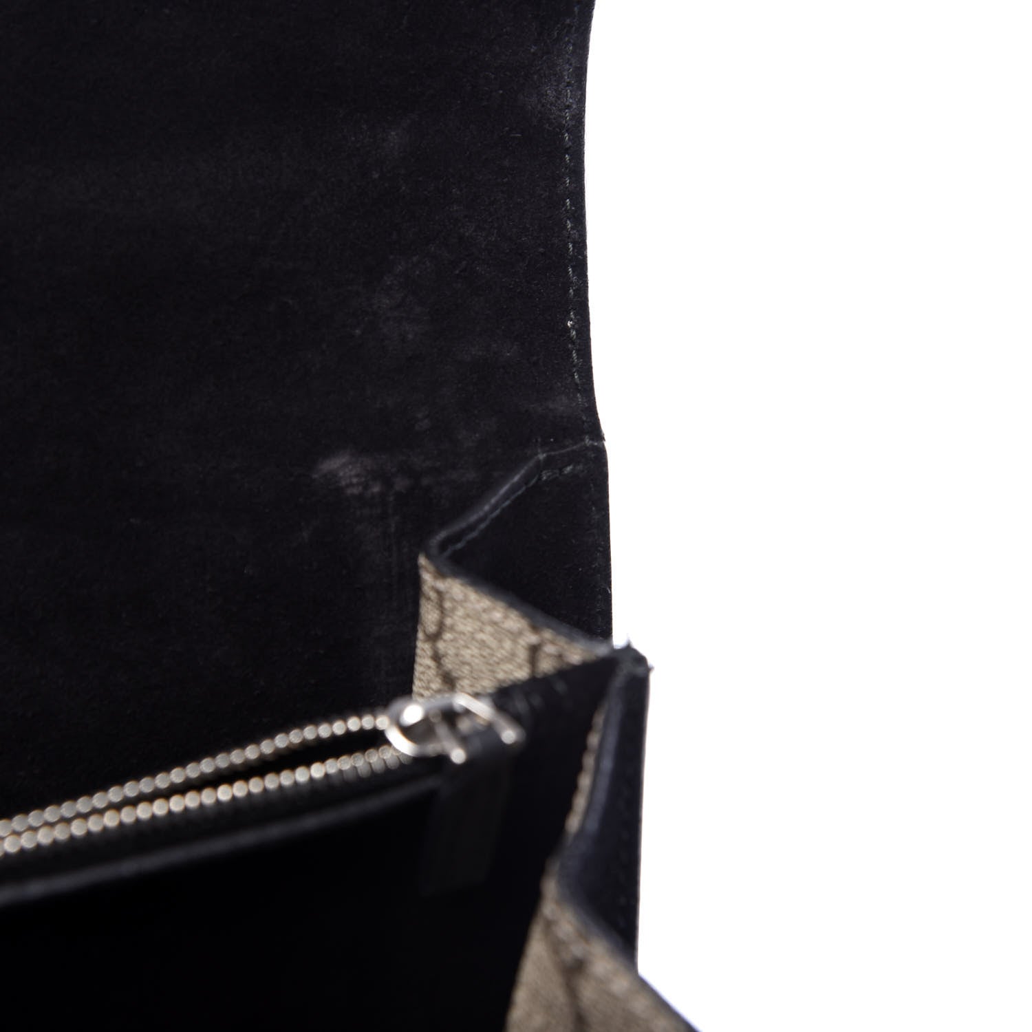 Gucci GG Supreme Monogram Medium Dionysus Shoulder Bag Black 11 of 13