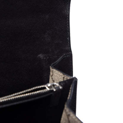 Gucci GG Supreme Monogram Medium Dionysus Shoulder Bag Black 11 of 13