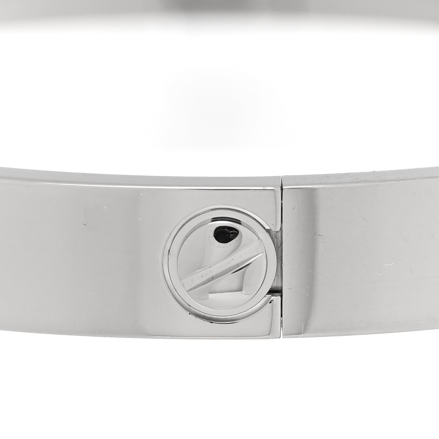 Cartier 18K White Gold LOVE Bracelet 17 6 of 7