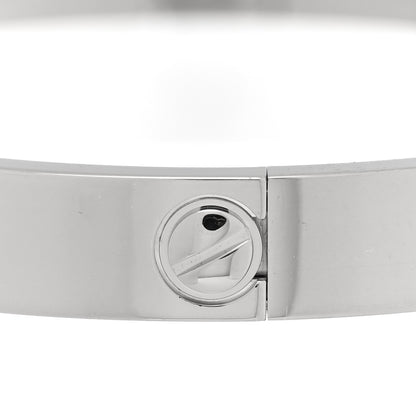 Cartier 18K White Gold LOVE Bracelet 17 6 of 7