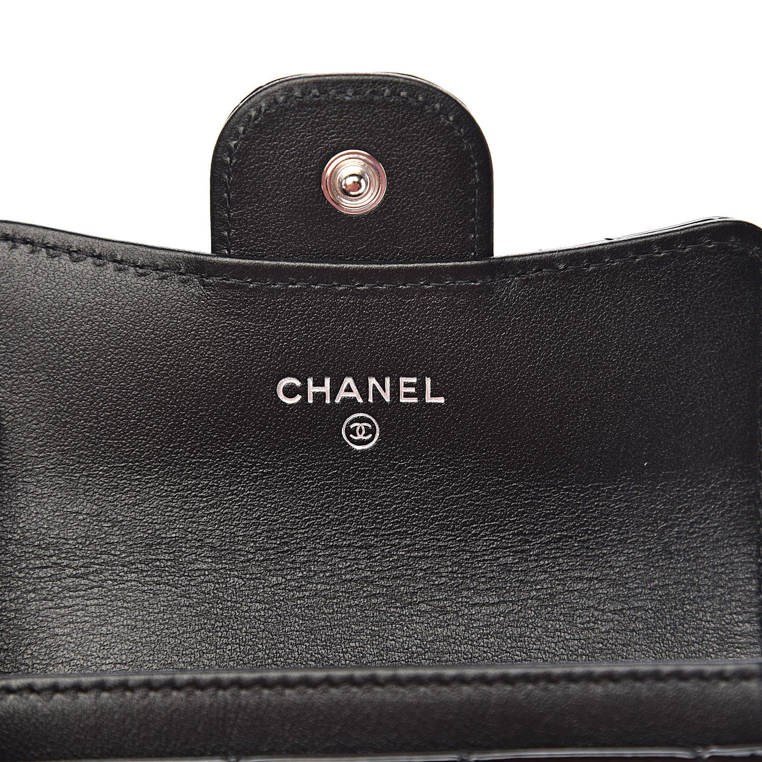 Chanel Patent Quilted Reissue Flap Card Holder So Black 6 of 9