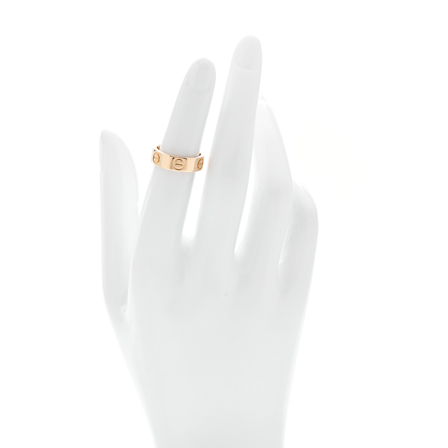 Cartier 18K Yellow Gold 5.5mm LOVE Ring 49 4.75 2 of 4