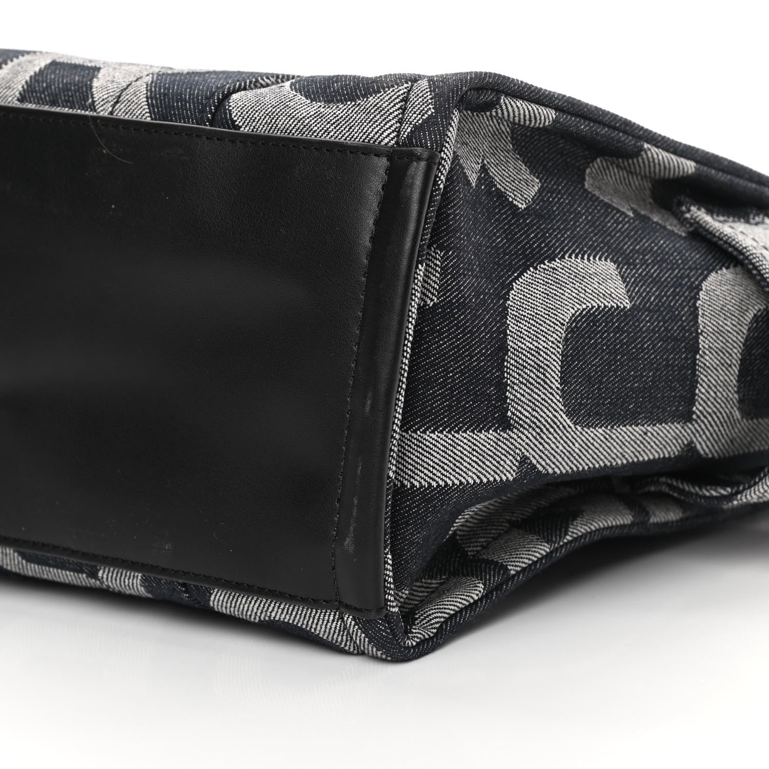 Marc Jacobs Denim Jacquard Medium The Monogram Tote Bag Denim Blue 10 of 12