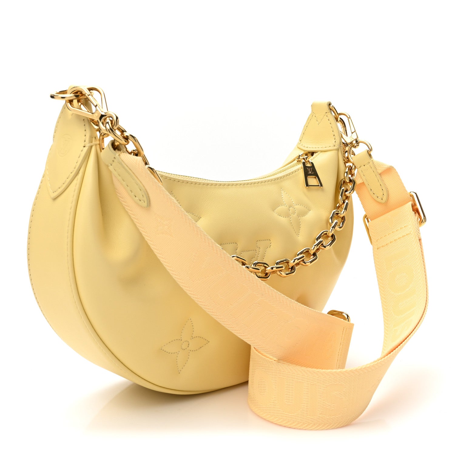 Louis Vuitton Calfskin Bubblegram Over The Moon Banana 3 of 12