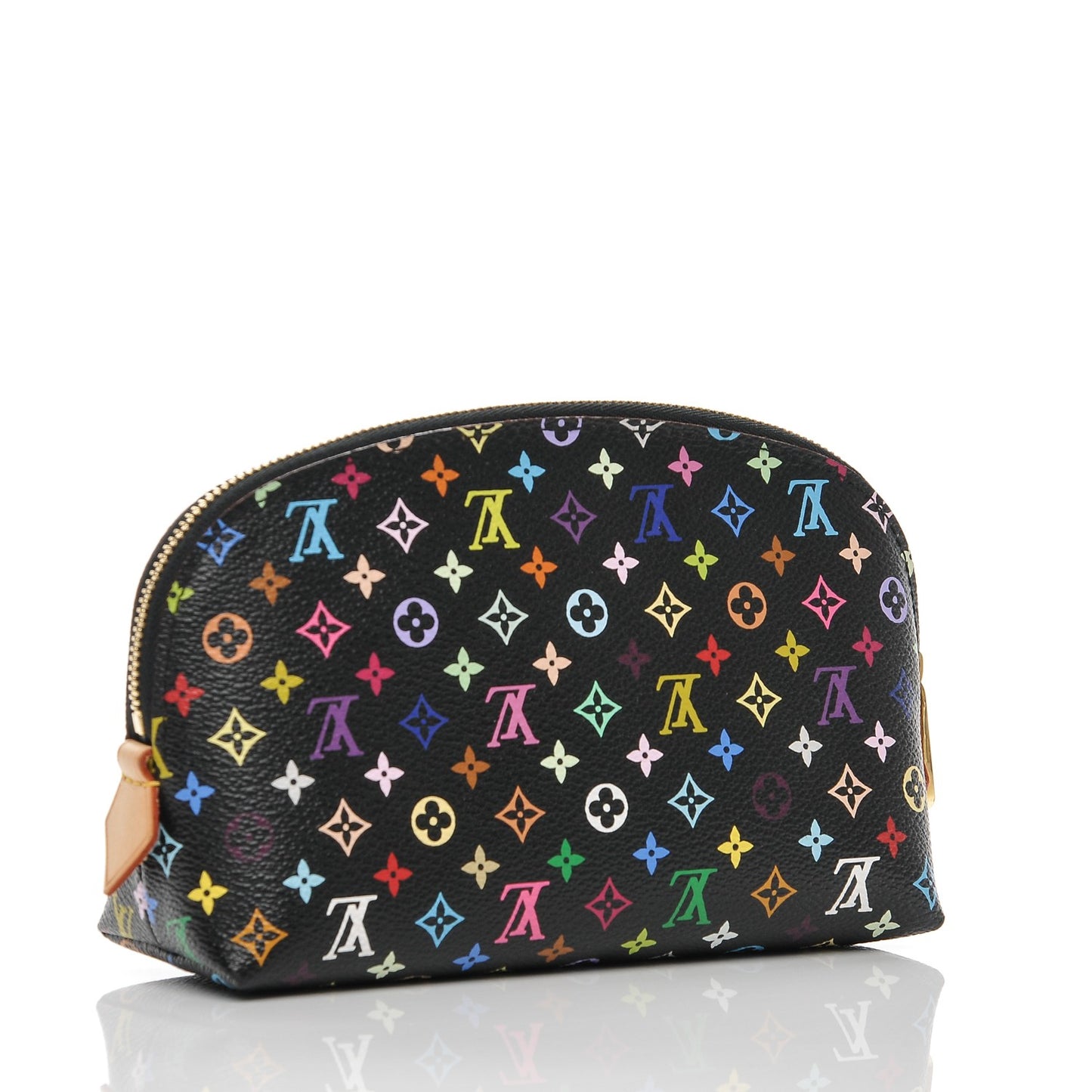 Monogram Multicolor Cosmetic Pouch Black Grenade