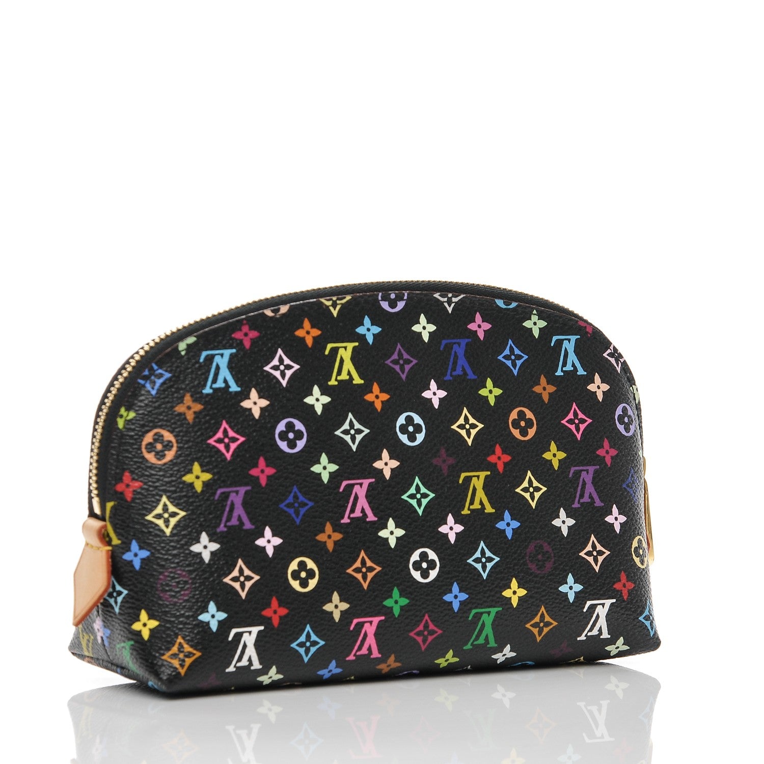 Louis Vuitton Monogram Multicolor Cosmetic Pouch Black Grenade 3 of 6