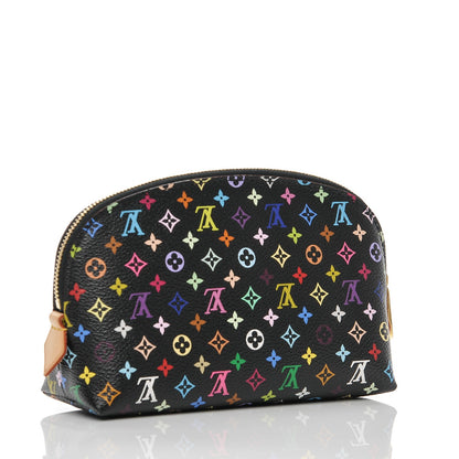Louis Vuitton Monogram Multicolor Cosmetic Pouch Black Grenade 3 of 6