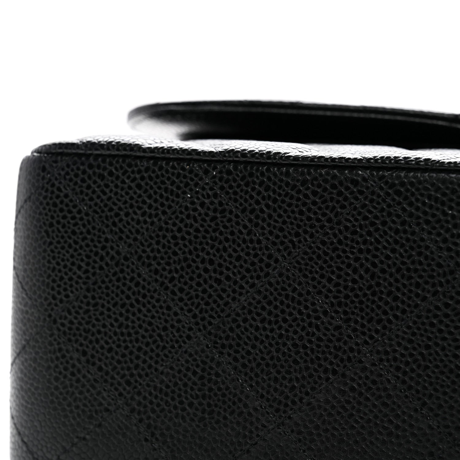 Chanel Caviar Quilted Jumbo Double Flap Black 11 of 12