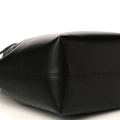 Mansur Gavriel Vegetable Tanned Calfskin Bucket Bag Black Ballerina 8 of 25
