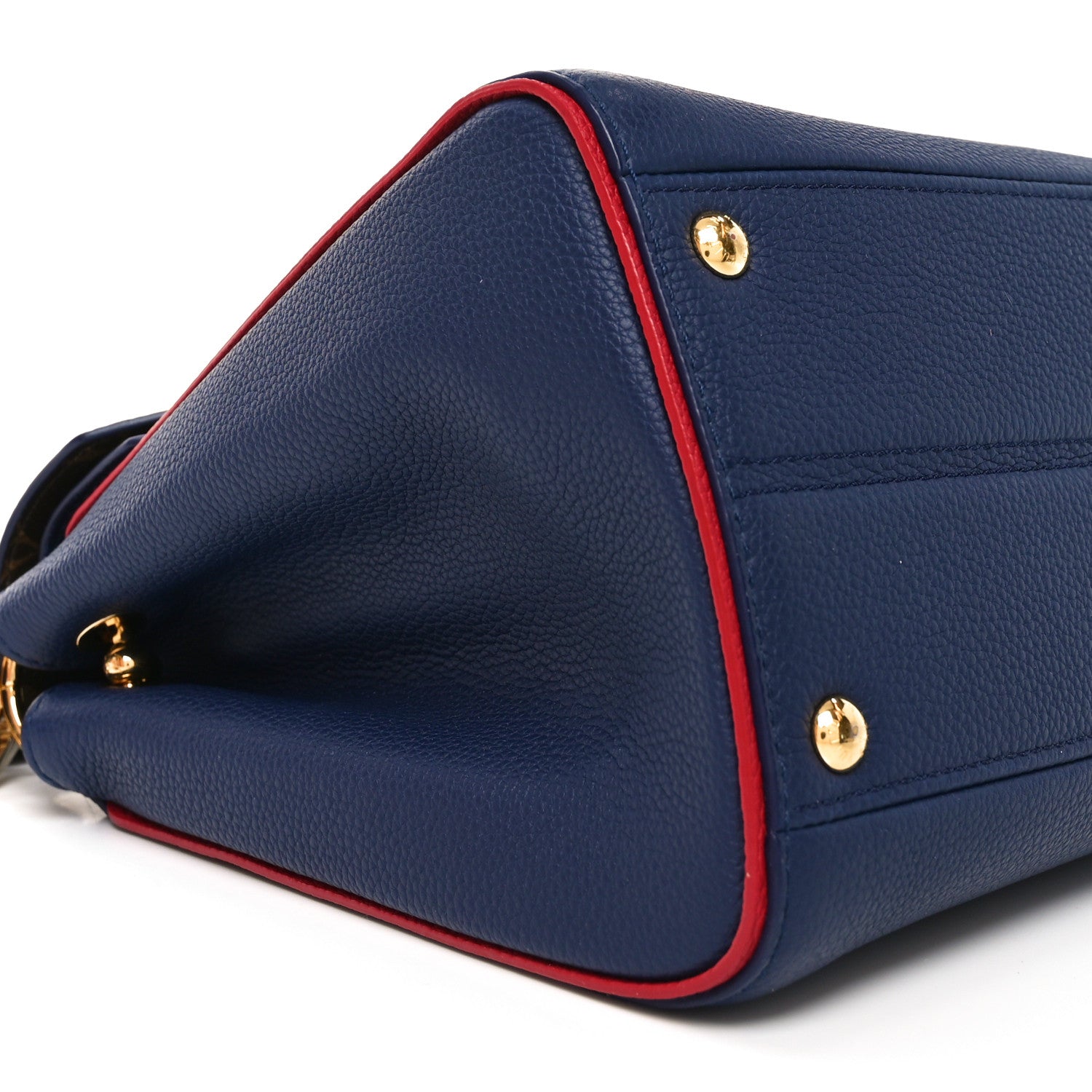 Louis Vuitton Grained Calfskin Monogram Double V Blue Marine 8 of 10