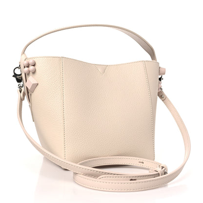 Christian Louboutin Calfskin Spiked Mini Cabachic Mini Bucket Bag Leche 3 of 8