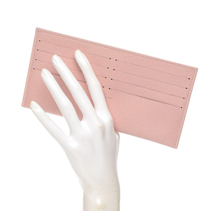 Louis Vuitton Calfskin Felicie Card Holder Insert Rose Ballerine 2 of 6