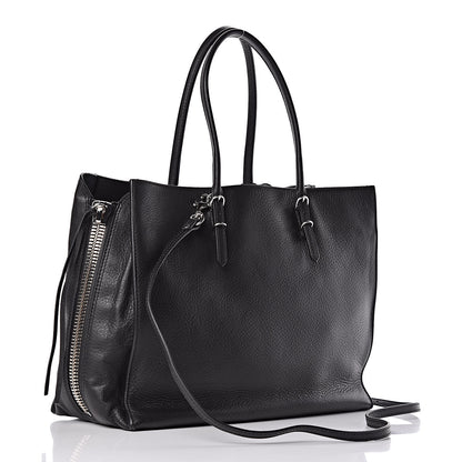 Balenciaga Veau Papier B4 Zip Around Tote Black 4 of 10