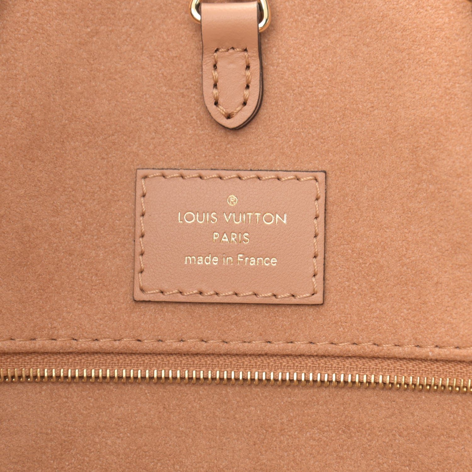Louis Vuitton Empreinte Monogram Giant Onthego MM Arizona Creme 6 of 9