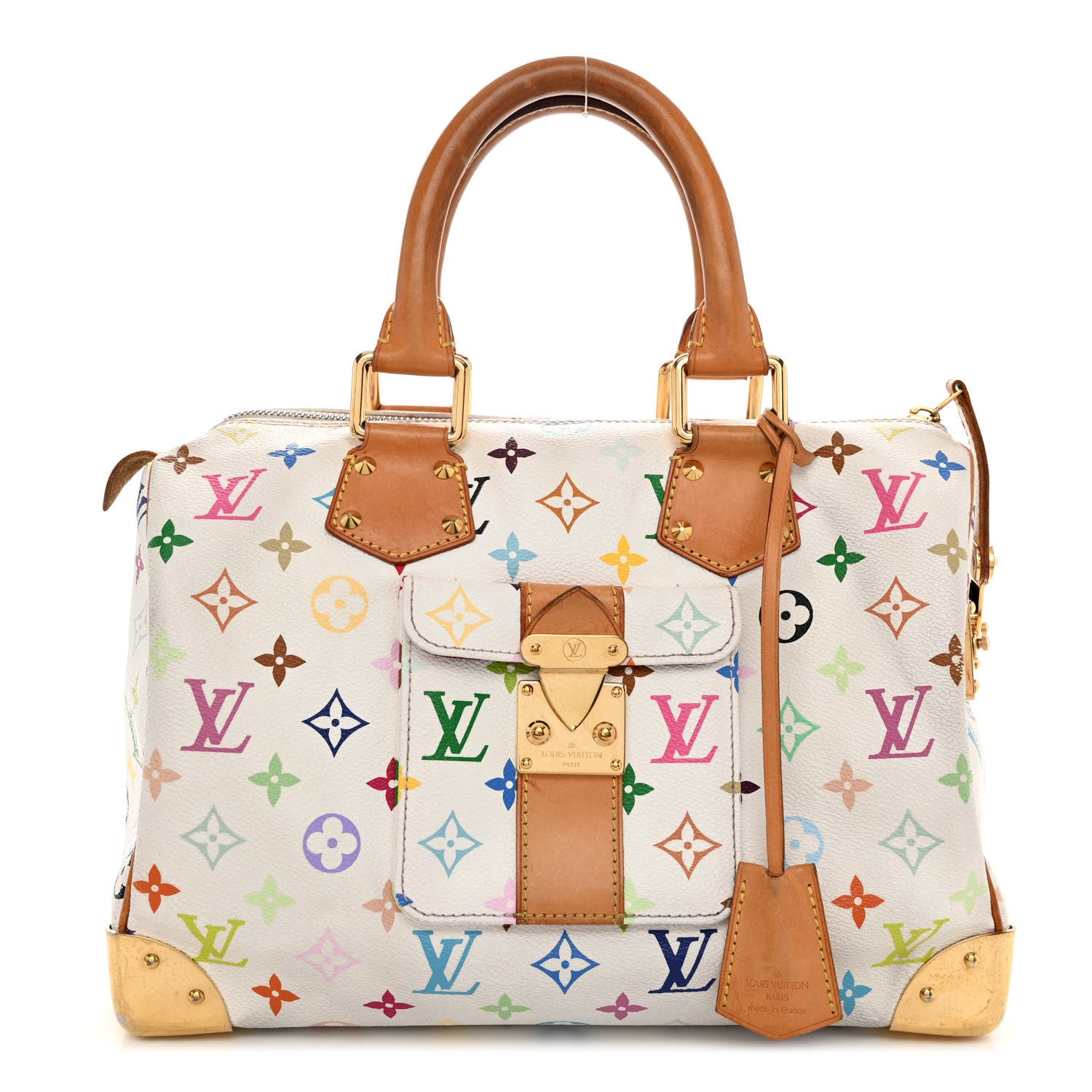 Louis Vuitton LOUIS VUITTON Monogram Multicolor Speedy 30 White 1 of 8