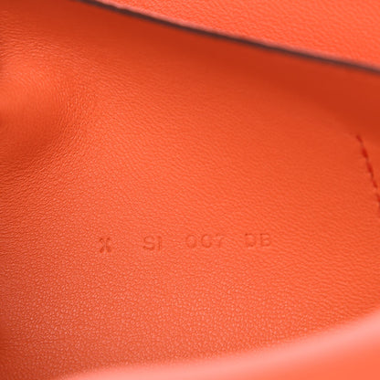 Hermes Togo Dogon Duo Wallet Poppy Rose Candy 8 of 9