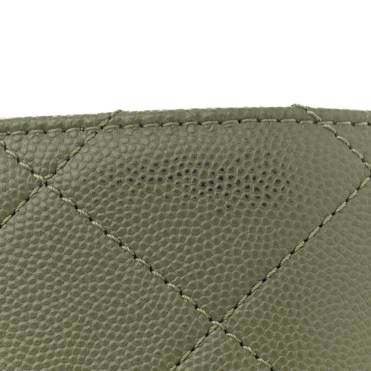 Chanel Caviar Quilted Mini Bracelet On Chain Flap Green 13 of 13