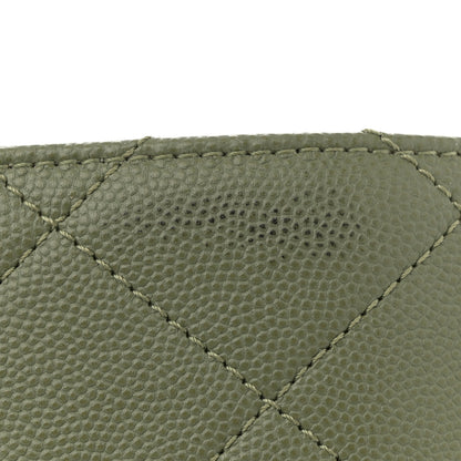 Chanel Caviar Quilted Mini Bracelet On Chain Flap Green 13 of 13